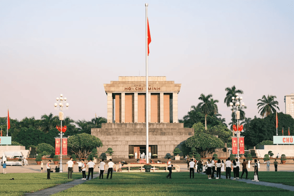 The architecture of Ho Chi Minh Mausoleum is greatly influenced by the Soviet influences (Sources: Pexels)